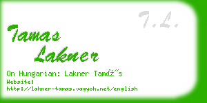 tamas lakner business card